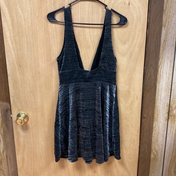 Urban Outfitters black and silver sparkley dress! - Picture 3 of 5